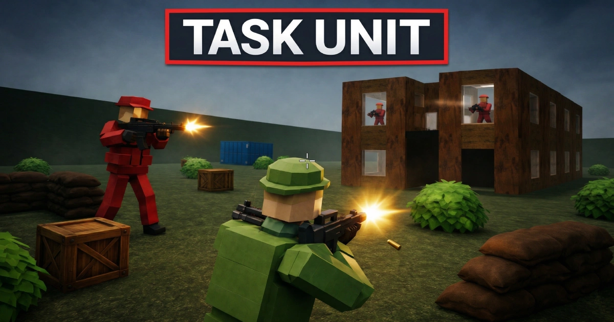 Task Unit gameplay — soldiers in tactical combat